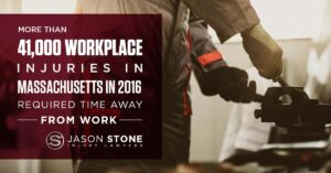 graphic representing workplace injuries in massachusetts