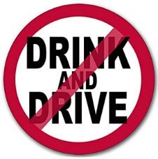 Do not drink and drive sign