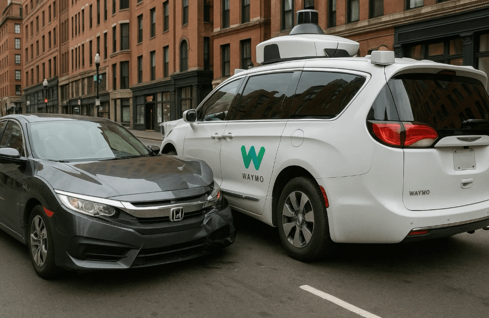 Boston Waymo Accident